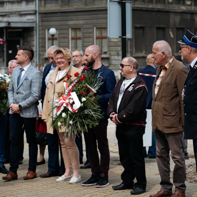 3 Maja - delegacje Lewicy uczciły 231. rocznicę